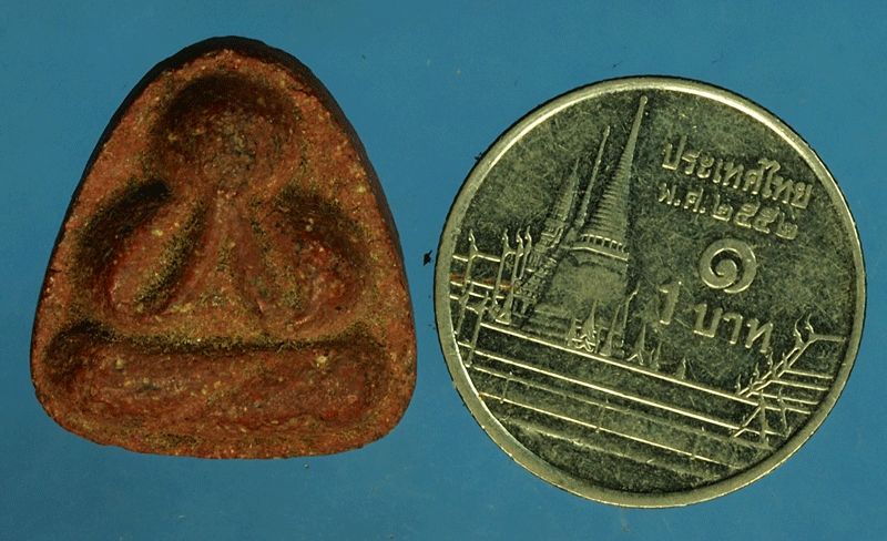 ขายแล้ว*27617 พระปิดตา หลวงปู่นาค วัดระฆัง เนื้อผงแดง 6