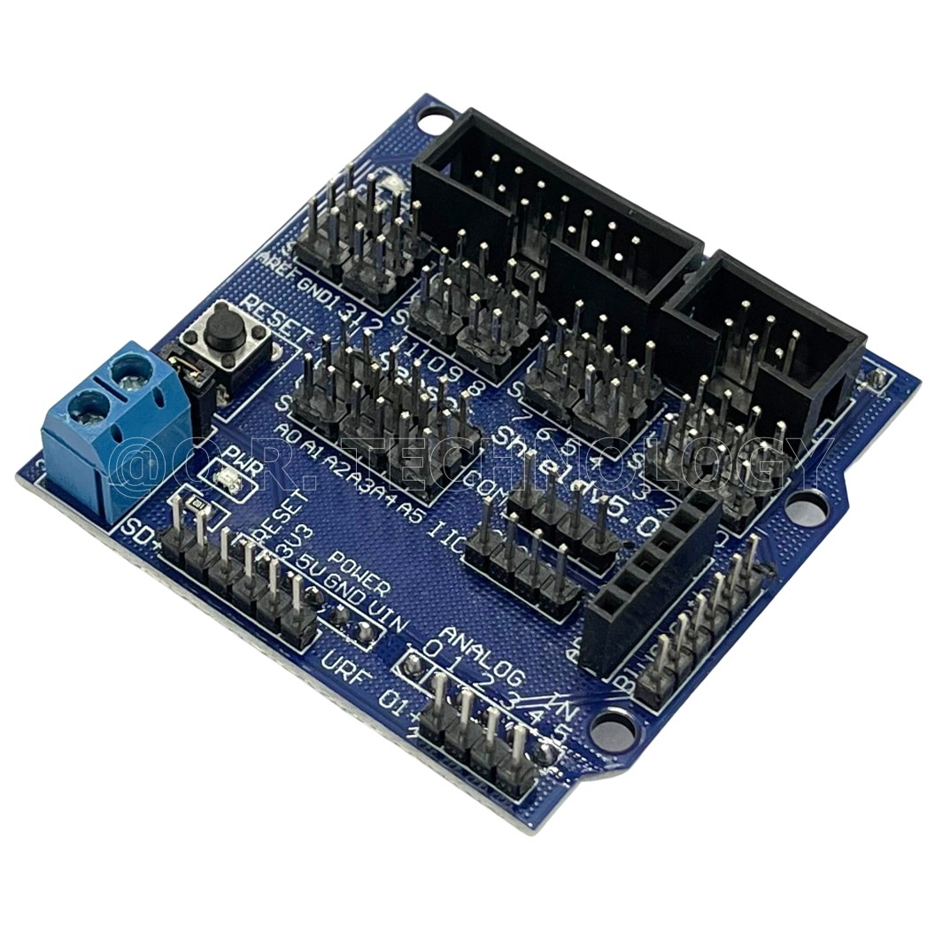 (1ชิ้น) AA030 บอร์ดขยายขา บอร์ดเสริม V5.0 Sensor Shield for Arduino UNO R3 Expansion Board