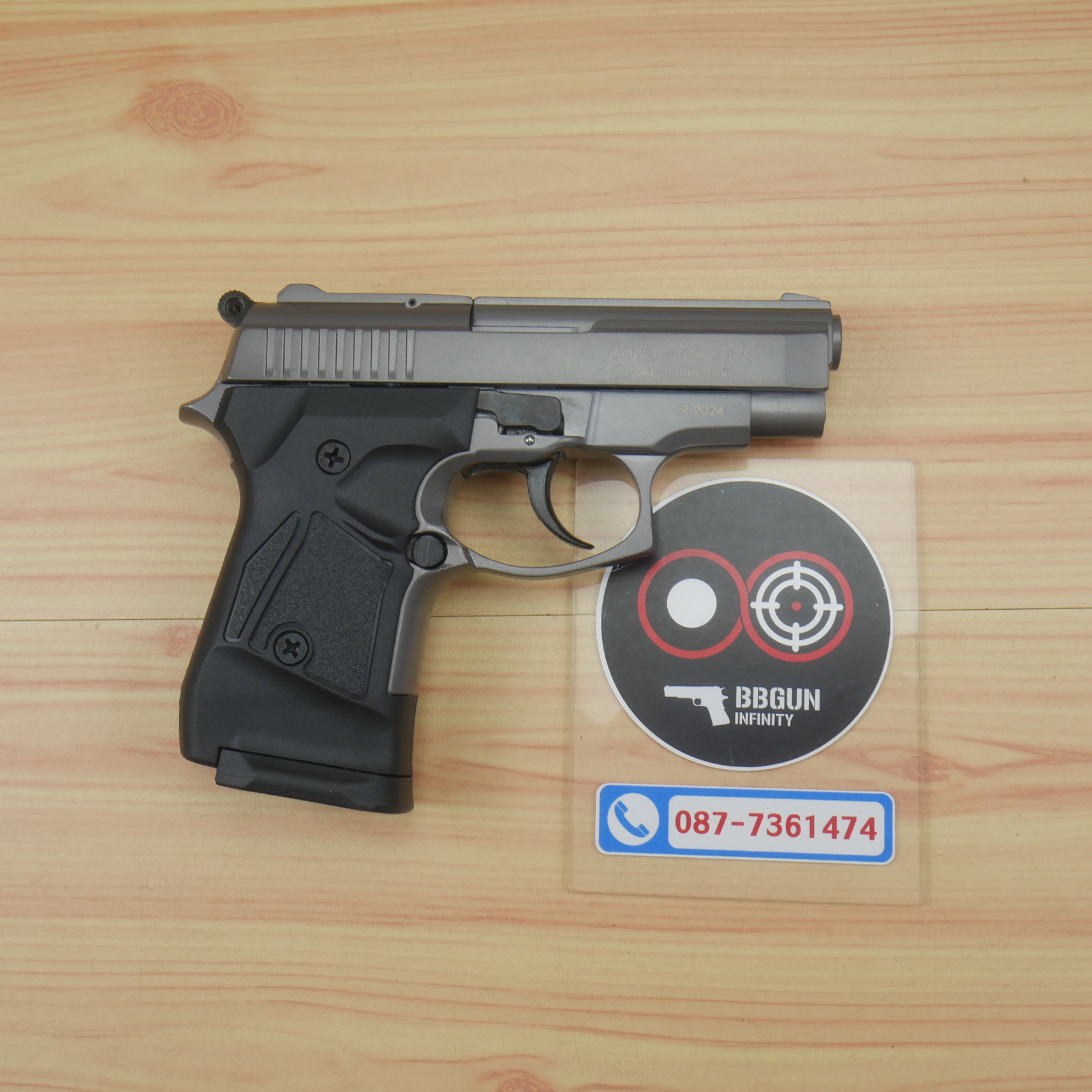 Blank GUN Zoraki mod 914-td auto สีฟูม แบลงค์กัน Semi Auto & Full Auto