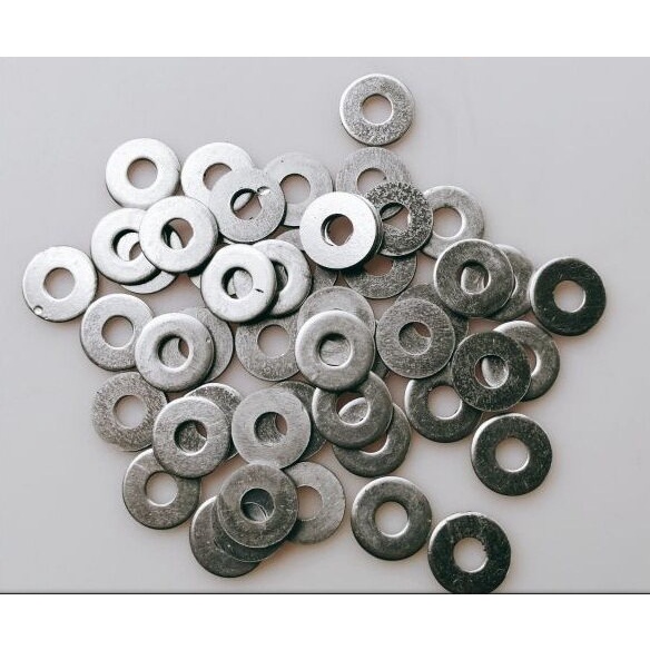 แหวนอลูมิเนียม aluminium washer 1/8" 5/32" 3/16" 1/4" 5/16" 3/8" 1/2" (ถุงละ 1 กก.)(ราคารวมแวท)