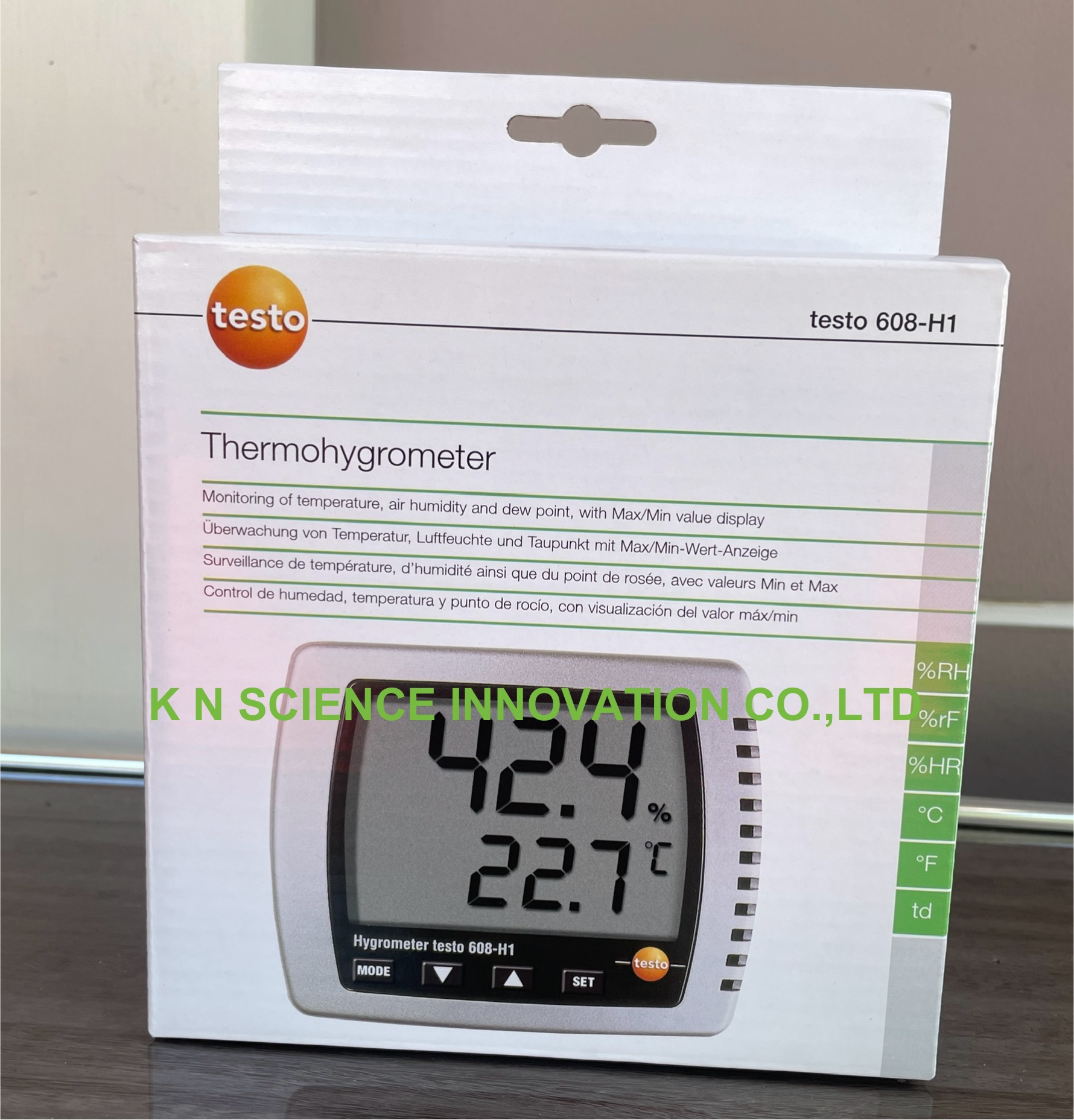 เครื่องมือวัดอุณหภูมิ และความชื้น รุ่น Testo 608-H1 ( Thermo hygrometer ), ยี่ห้อTesto / Germany 0560 6081