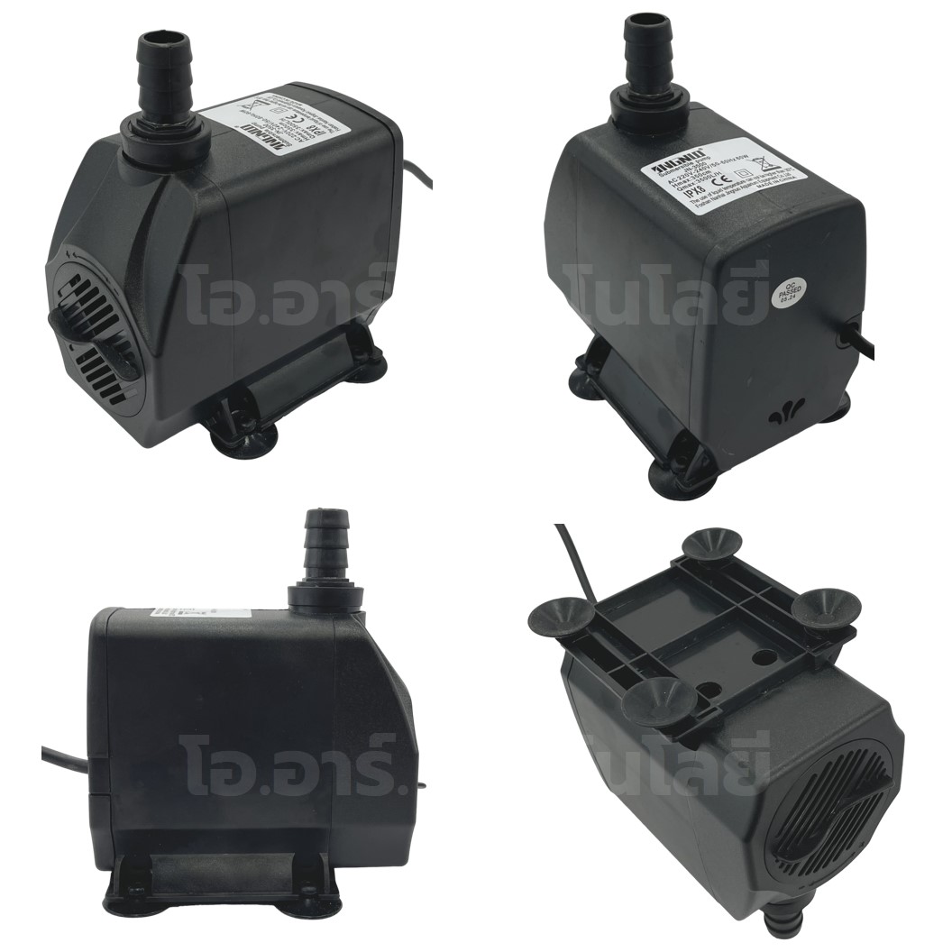 JN-3500 ปั๊มน้ำ ปั๊มแช่ ปั๊มน้ำพุ 220VAC 60W Water pump Submersible Pump JING NUO Hmax 3.5m Qmax 3500L/H JINGNUO