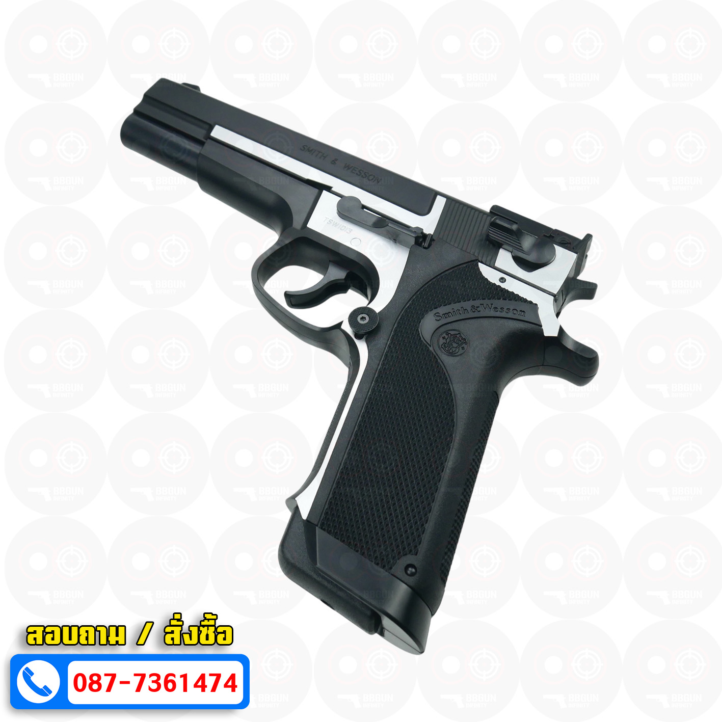 ปืนอัดลมสปริงชักยิงญี่ปุ่น Tokyo Marui S&W PC356 Spring Pistol (HG, Hop Up)