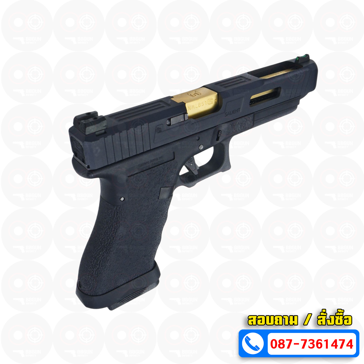 บีบีกันอัดแก๊ส AW Custom SAI Tier One G34 BB GUN