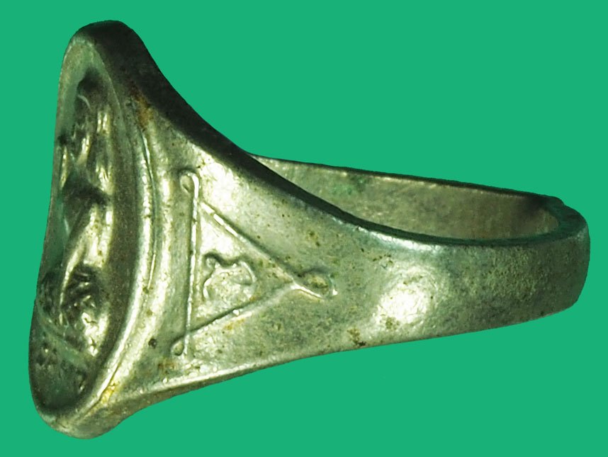 *37531 แหวนนางกวัก ชุบนิเกิล หลวงพ่อกวย วัดโฆษิตราราม ชัยนาท 27