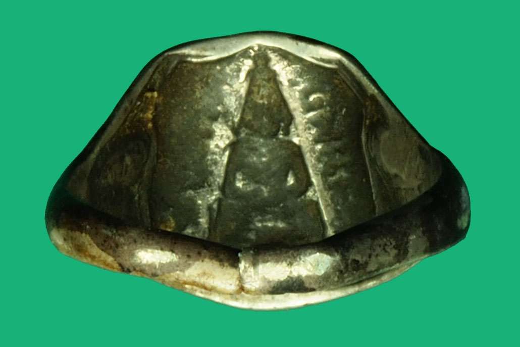 *36550 แหวนเงินลงยา พรพุทธโสธร วัดโสธรวรวิหาร ปี 2503 ฉะเชิงเทรา ท้องวงขาด 25