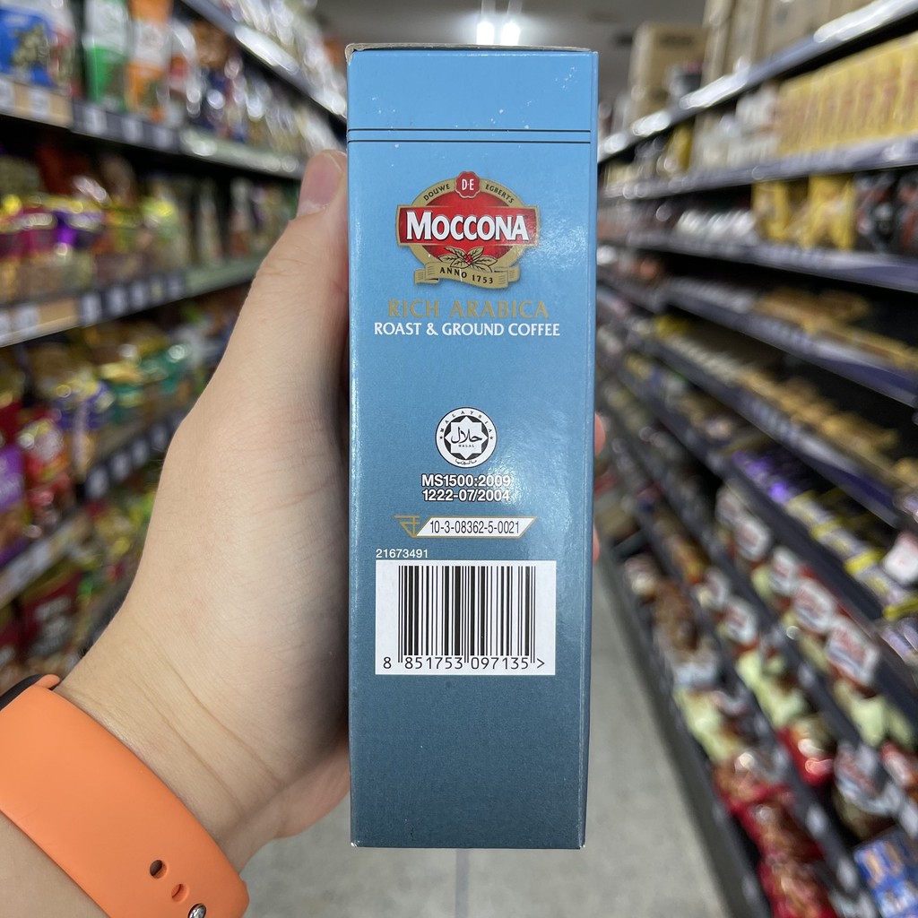 มอคโคน่า กาแฟแท้คั่วบด 250 กรัม Moccona Roast & Ground Coffee 250 g.