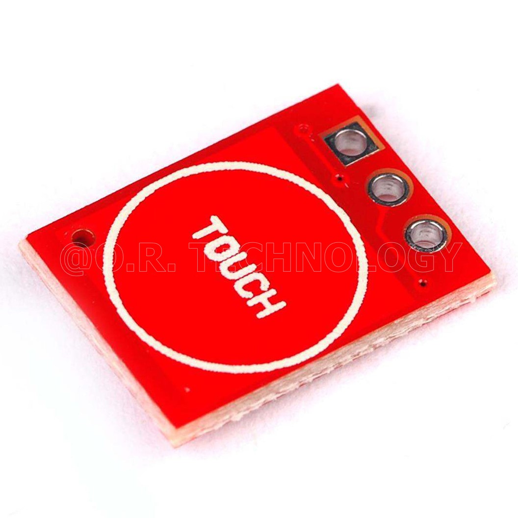 (1ชิ้น) AA195 โมดูล ปุ่มกด แบบสัมผัส TTP223 Touch Button Module Self-Locking Inching Capacitive Switch