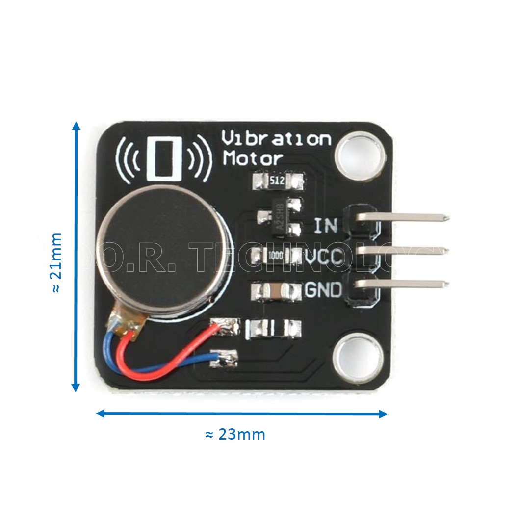(1ชิ้น) AH024 โมดูล มอเตอร์สั่น ขนาดเล็ก 3-5VDC PWM Vibration Motor Module