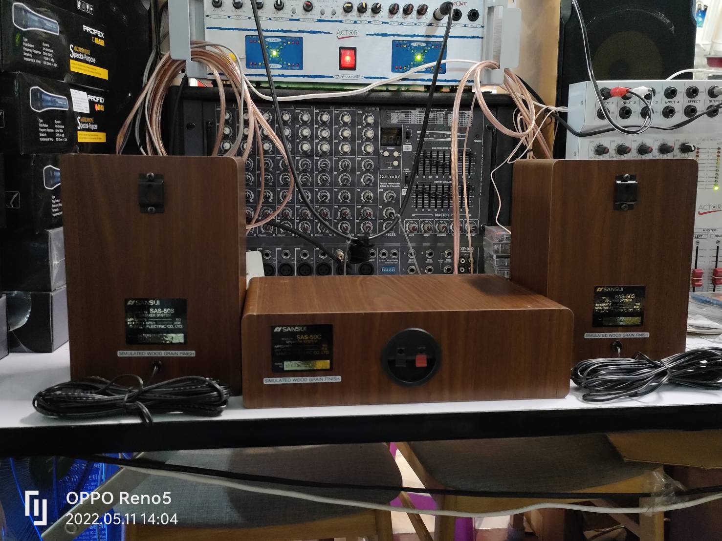 SANSUI SAS -50 CS (ส่งฟรี ยกเว้นเขตพิเศษ) CENTER + SURROUND MADE IN JAPAN