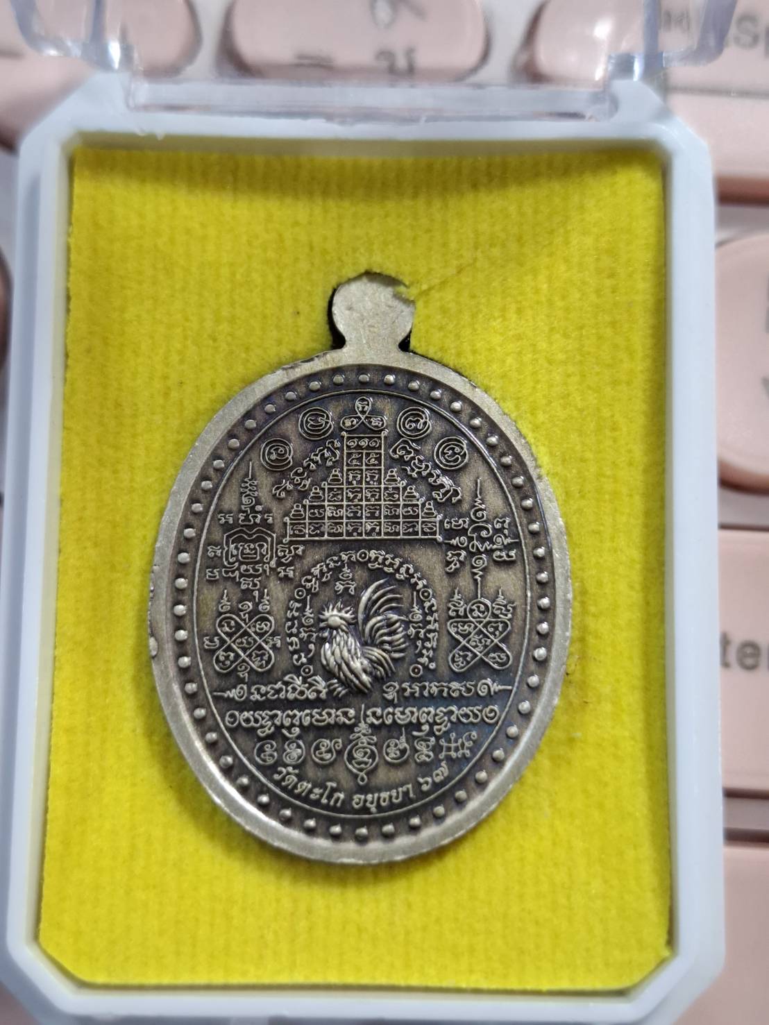 เหรียญหลวงพ่อรวย เนื้อทองขาวซาติน รวยโชคโภคทรัพย์ บุญกฐิน 2567 สำเนา
