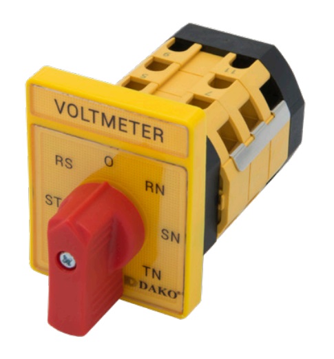 DCS-VS-123 โวลต์ซีเล็คเตอร์ 16A 220V (VOLT SELECTOR)3POLE 3STAGE"DAKO"