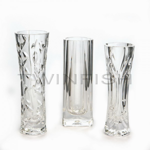 AV-1 แจกันอคิลิคใสมีลาย