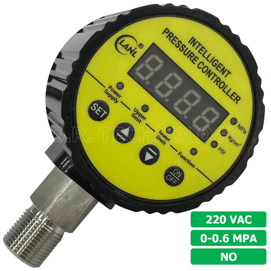(1ชิ้น) LY-810 220VAC 0.6MPA สวิทช์แรงดันดิจิตอล เกจวัดแรงดันดิจิตอล Intelligent Pressure Controller Digital Pressure switch เครื่องวัดความดันดิจิตอล