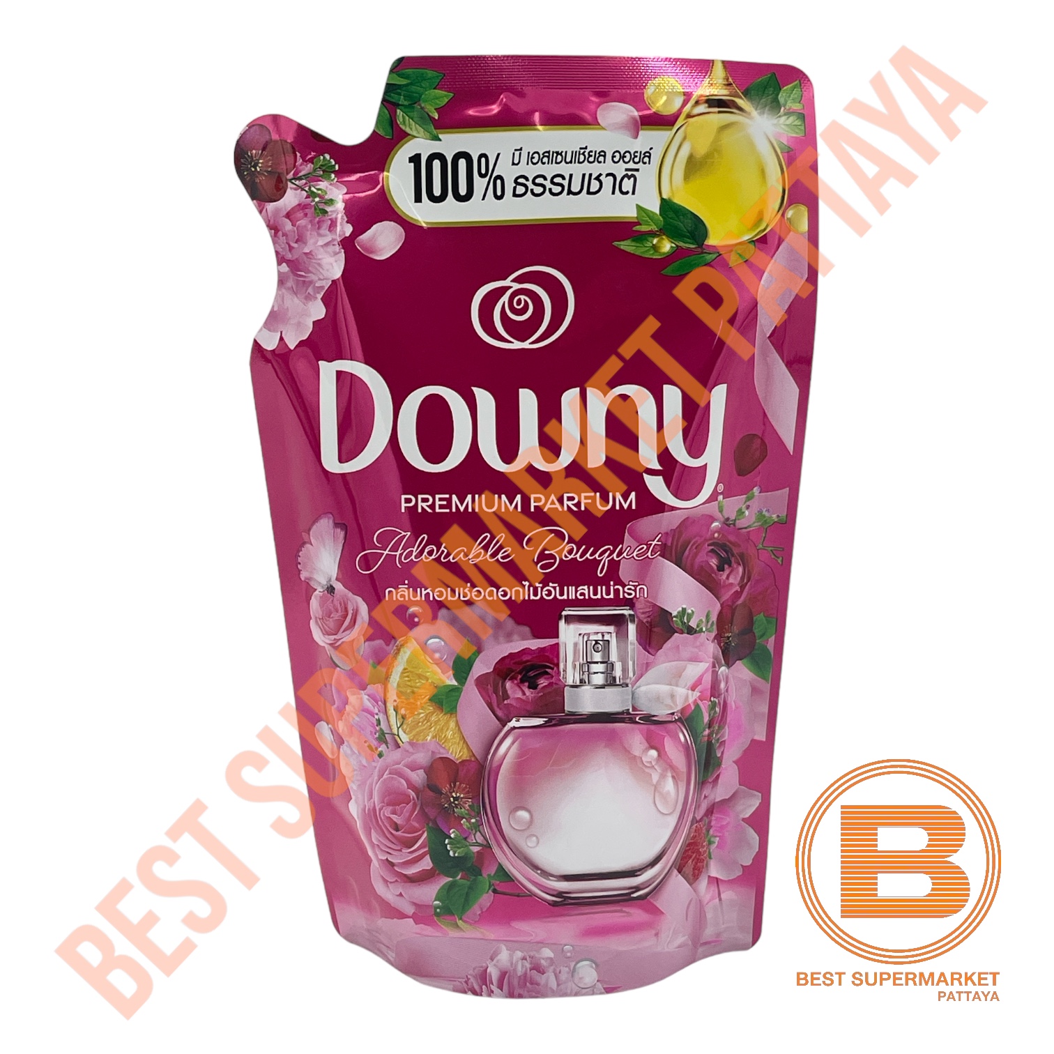 ดาวน์นี่ น้ำยาปรับผ้านุ่ม สูตรเข้มข้น 490, 500 มล. Downy Concentrated Fabric Softener 490, 500 ml.