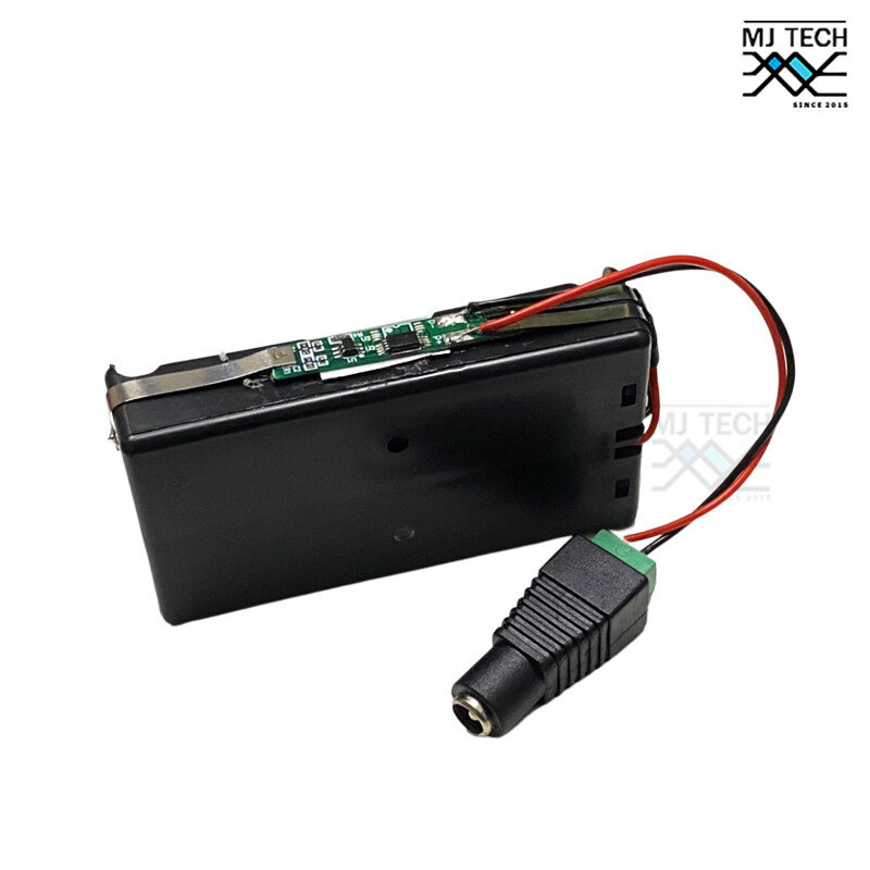 รางถ่าน 18650 พร้อม BMS 2S 3A / 8.4V (ใส่ถ่านใช้งานได้เลย)