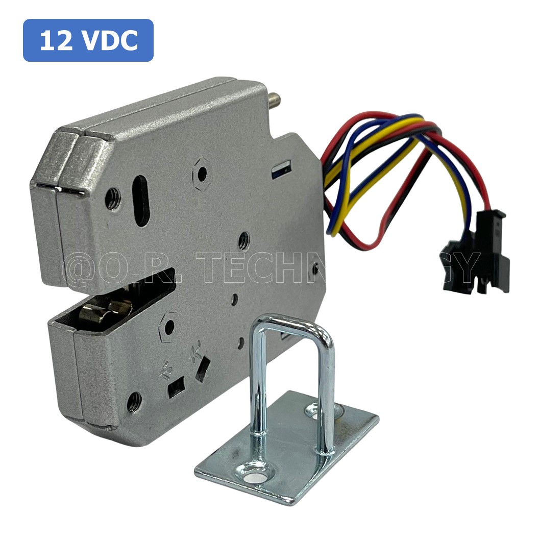 (1ชิ้น) GD044 กลอนประตูไฟฟ้า กลอนไฟฟ้า 12VDC 2A Small Locker Electromagnetic Lock ขนาด 73*58*13mm Silver XG-07C SARY แบบเหล็ก