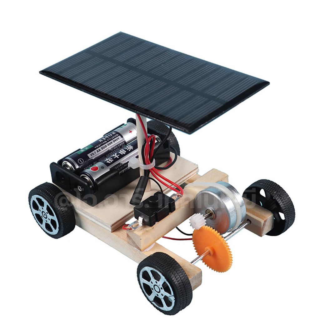 ZP006 ชุดเรียนรู้ ชุดประกอบไม้ รถพลังงานแสงอาทิตย์ Solar Car kit Wooden Education Kit STEM รถโซล่าเซลล์ ของเล่นเสริมทักษะ เสริมพัฒนาการ