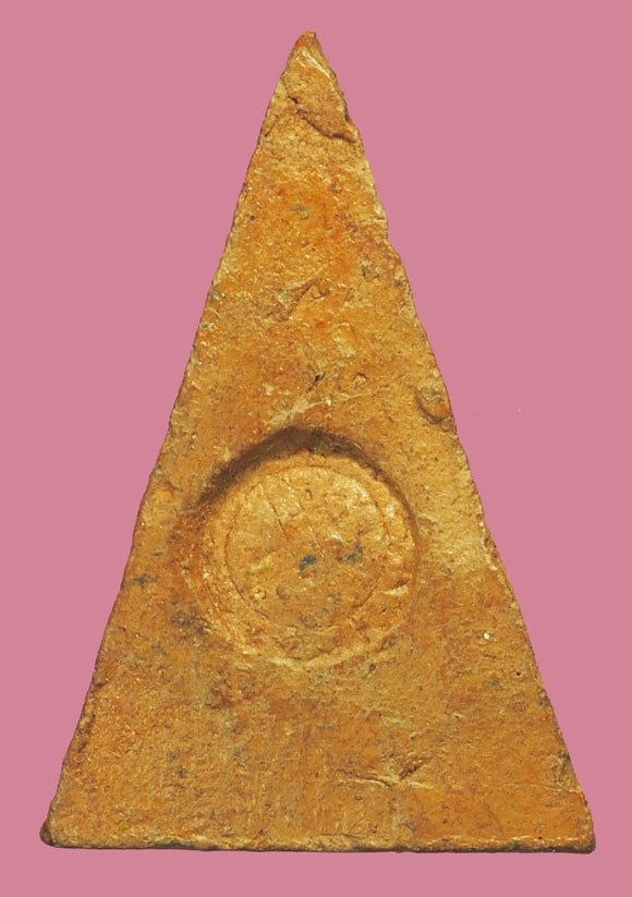 *37938 พระนางพญา อาจารย์ถนอม วัดนางพญา ปี 2514 เคลือบเเล็ค เนื้อดิน ไม่มีกล่อง 9.1