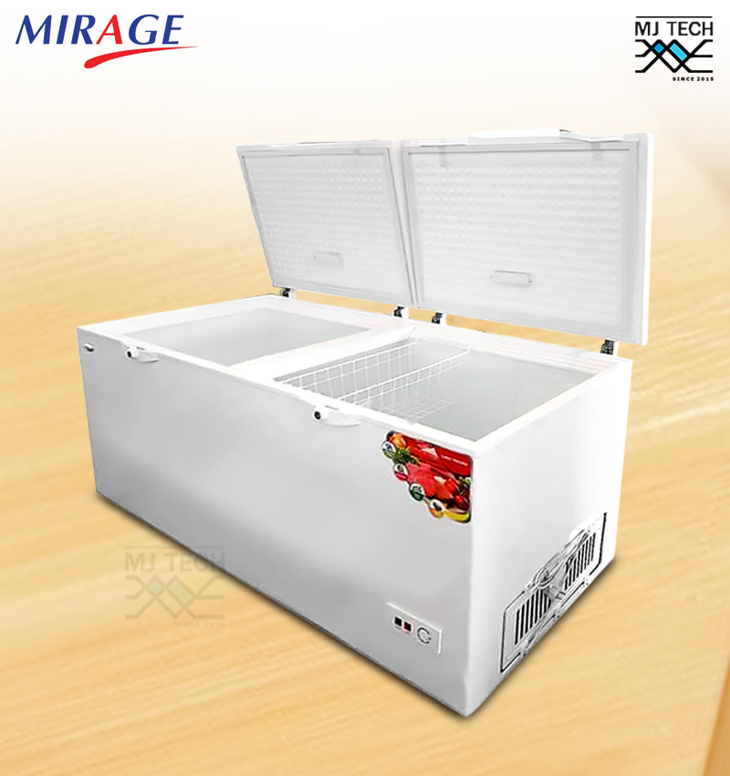 MIRAGE ตู้แช่แข็ง ตู้แช่ 2 ฝา Chest Freezer ขนาด 18.7 คิว ความจุ 525 ลิตร รุ่น FZ-529