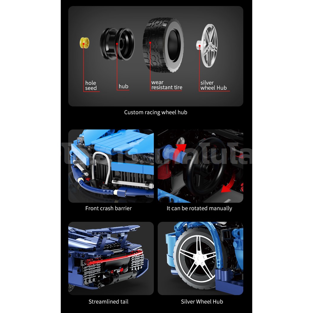 KEEYEE WORLD K96123 ตัวต่อเสริมทักษะ WIND RACING CAR ของเล่นเสริมทักษะ ตัวต่อ Building Block STEAM Education Programmable Robot