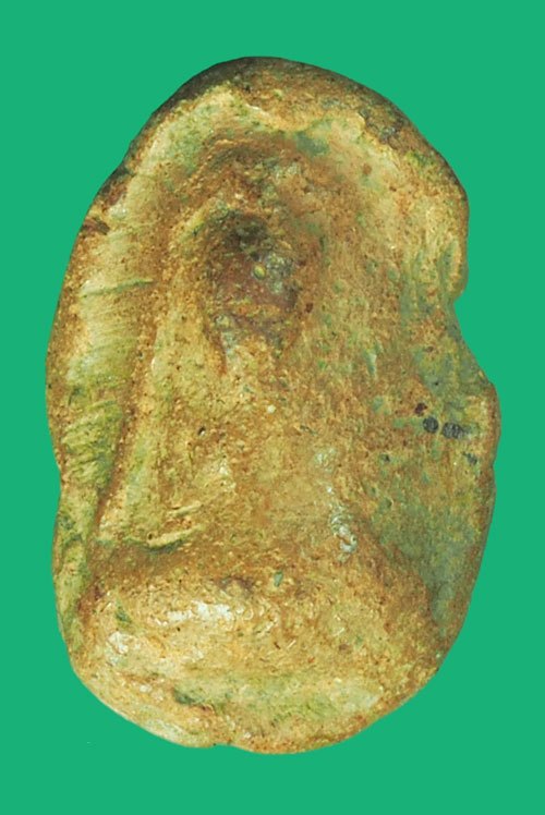 ขายแล้ว*38796 พระกรุ เม็ดน้อยหน่า กรุวัดพระแก้ว กำแพงเพชร เนื้อดิน 13