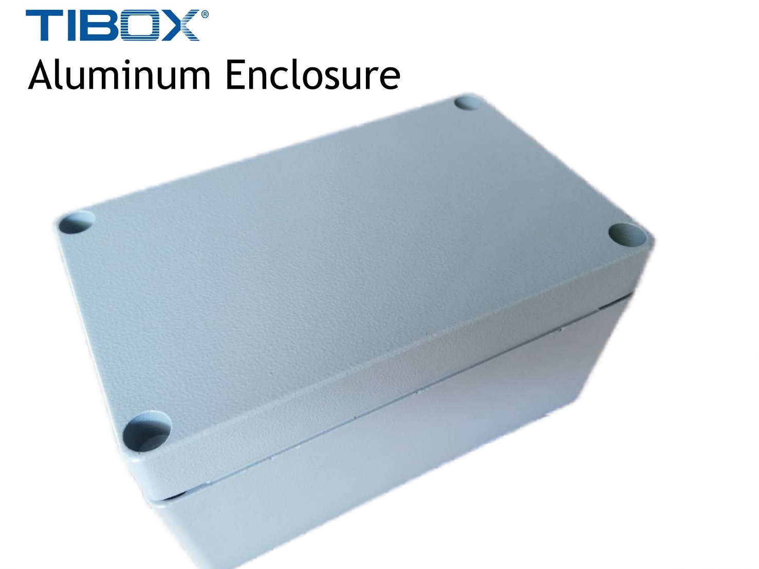 LV1610-1 กล่องอลูมิเนียม (Aluminum Enclosure IP66) Size :160x100x80mm "TIBOX"