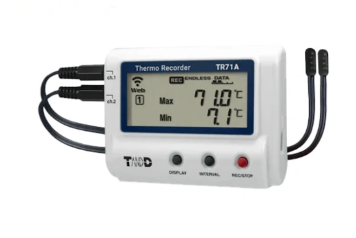 TR71A, Temperature datalogger , เครื่องบันทึกอุณหภูมิและความชื้น"T&D"