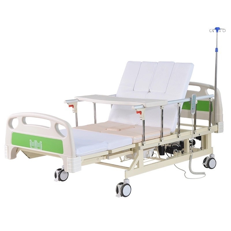 เตียงไฟฟ้า ปรับนั่งเต็ม+พลิกตัว ราวสไลด์ (DS7)