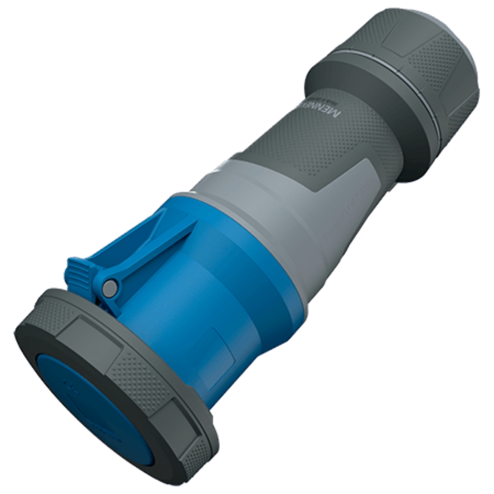 14216 MENNEKES ปลั๊กตัวเมียกลางทาง (2P+E) 125A 230V IP67