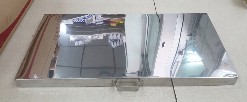 เมืองนนท์แก๊ส ถาดรองน้ำ ลิ้นชักเตาปิ้งย่าง BIG SUN ของรุ่น BBQ-936 ขนาด 61x32 ซม. สแตนเลสทั้งตัว