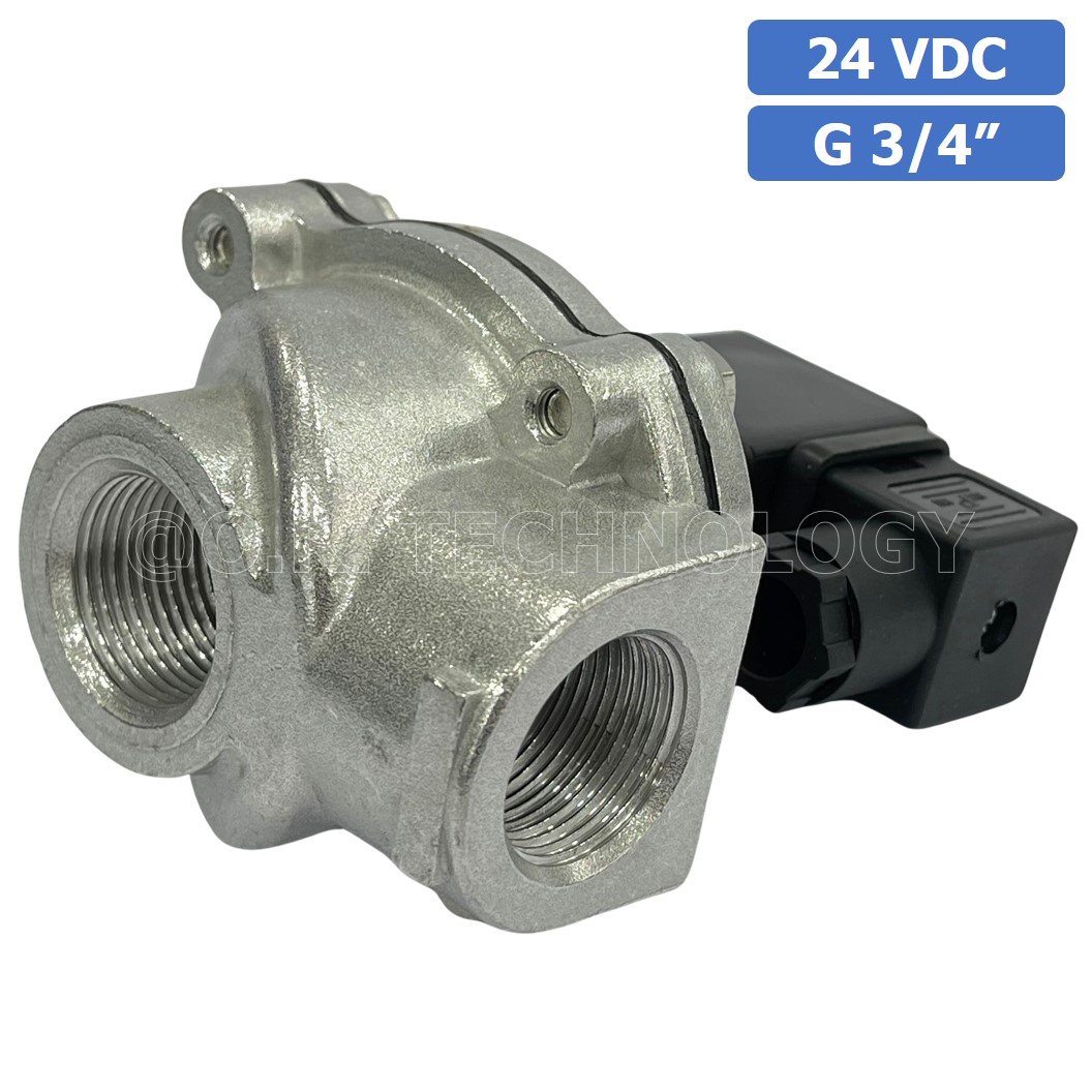 (1ชิ้น) DMF-Z-20 24VDC วาล์วพัลส์ดักฝุ่น อลูมิเนียม 2 Way Right Angle Solenoid Pulse Valve Aluminum Alloy Dust Collector