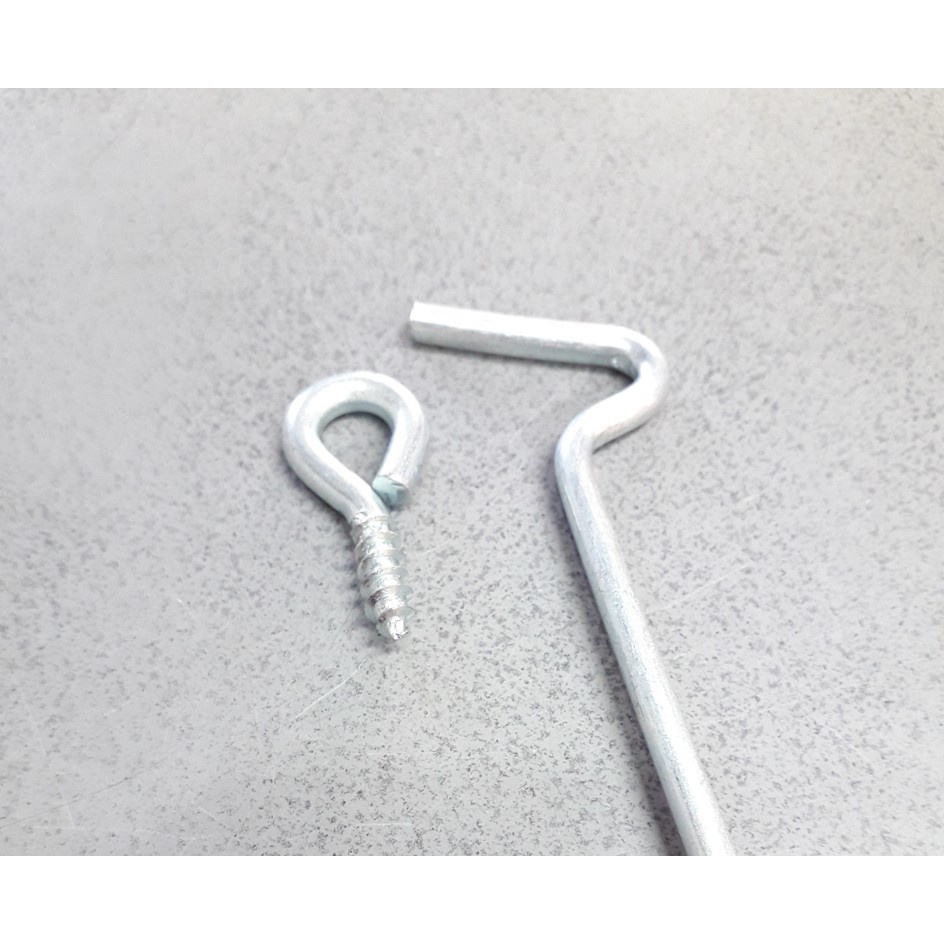 ขอสับชุบขาวจีน ขนาด 1 1/2 - 10 (ขายส่งกล่อง)(ราคารวมแวท) ของแท้100%