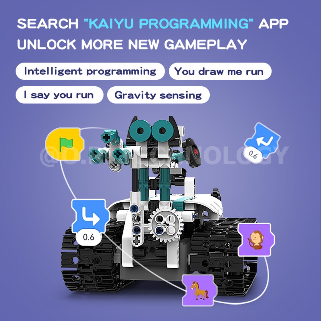 KEEYEE WORLD K96131 ชุดเรียนรู้ เสริมทักษะ Diverse Building Blocks ตัวต่อ STEAM Educational Programmable Robot Kit Building Block