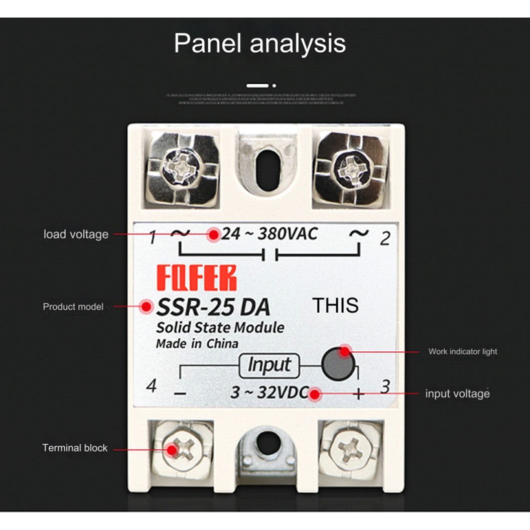 SSR-75DA 75A โซลิดสเตทรีเลย์ Solid State Relay SSR-75 DA (Input 3-32VDC, Output 24-380VAC 75A) รีเลย์แบบไร้หน้าสัมผัส