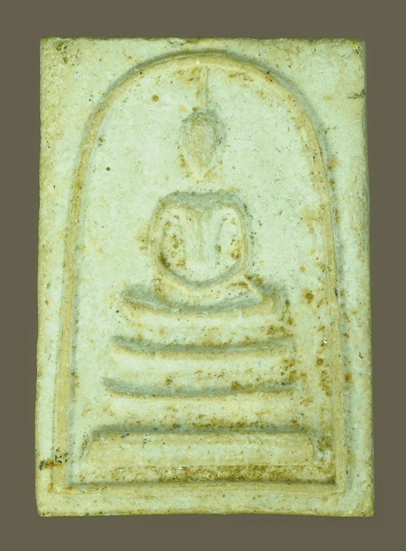 *40337 พระสมเด็จหลวงพ่อแพ วัดพิกุลทอง สิงห์บุรี ผูกพัทธสีมา ปี 2517 เนื้อผง 82