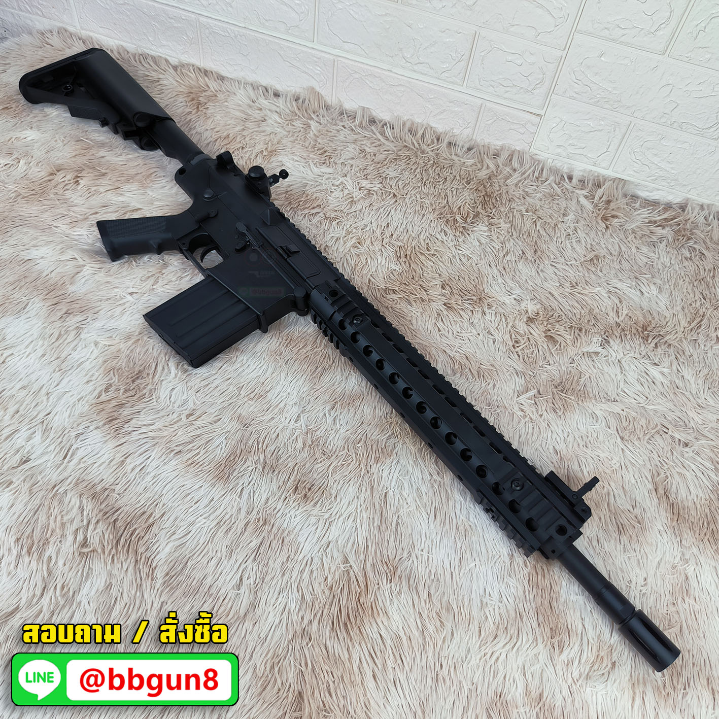 บีบีกันไฟฟ้า E&C 910 S2 SR25K บอดี้โลหะ BB GUN