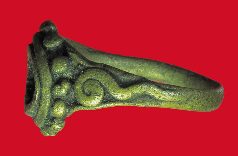 *33769 แหวนทองผสมหลวงพ่ออิ่ม วัดหัวเขา สุพรรณบุรี (หัวเมฆพัทรหลุดหายไป) 12