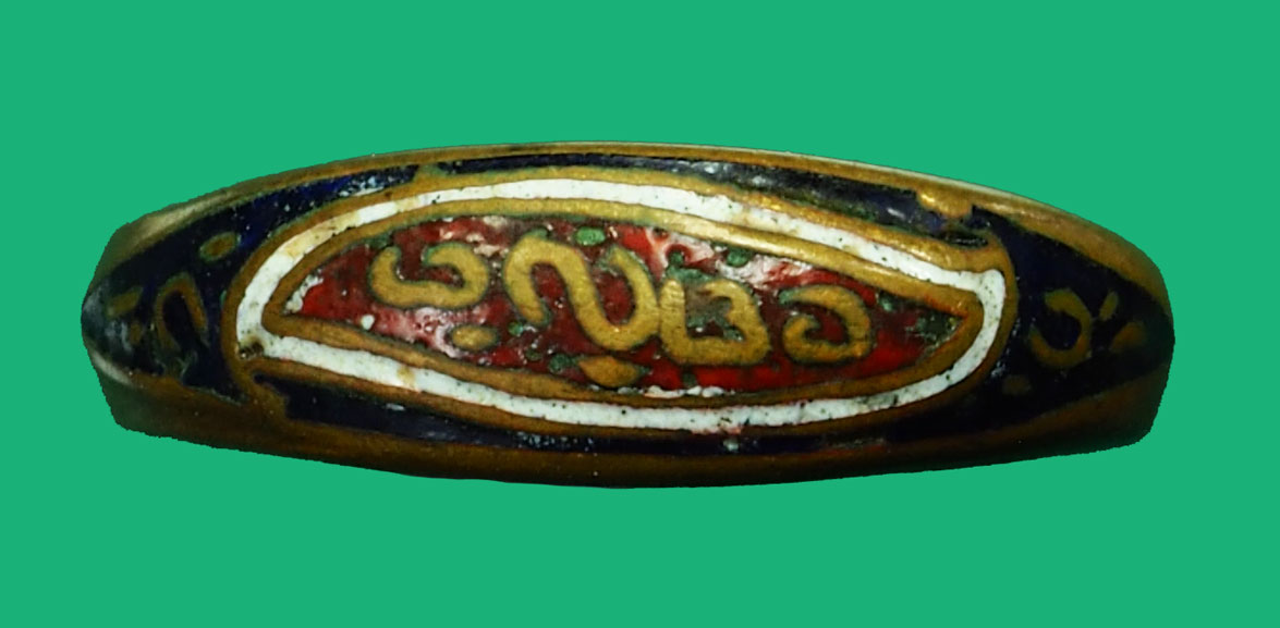 ขายแล้ว *35056 แหวนยันต์ลงยา หลวงพ่อจง วัดหน้าต่างนอก อยุธยา 12