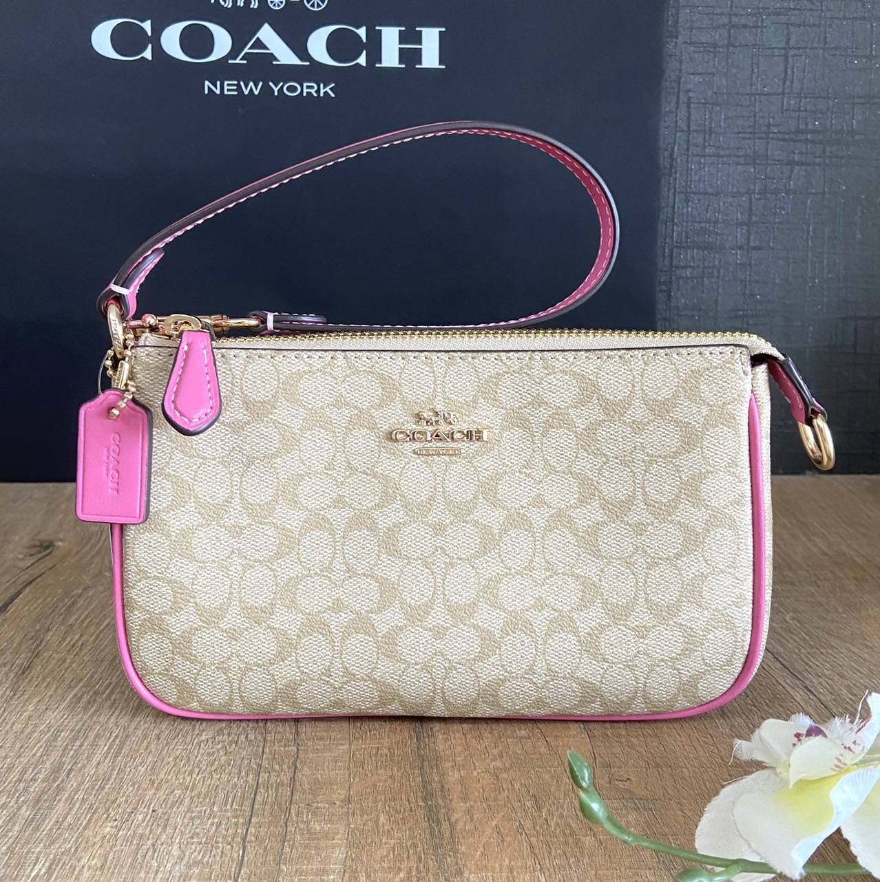 Coach Nolita 19 In Colorblock Signature