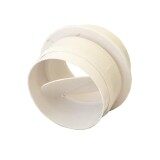 Citylights ท่อลม ท่อลมระบายอากาศ ขนาด 4 นิ้ว 100 mm ยาว 4 m ชนิด อลูมิเนียม ฟอยล์ ยืดหยุ่น พร้อมเข็มขัดรัดท่อ 2 ชิ้น และ ข้อต่อ ABS 4 เข้าผนัง