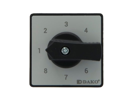 DCS-MOO-1351I MULTI STEPS WITHOUT OFF SWITCH ซีเล็คเตอร์ มัลติสเต็ป แบบไม่มี “0” 16A 1P 5 STAGS 1-9 "DAKO"