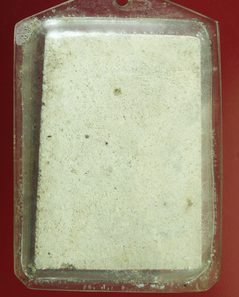 *28706 พระสมเด็จฐานสิงห์ ไม่ทราบที่ เลี่ยมพลาสติกเก่า 9