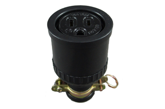LK5215 (ME2624) Grounding Rubber Connector 15 Amp, 125 Volt "LKEW