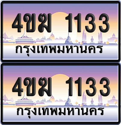 ทะเบียน 1133 ป้ายประมูล 4ขฆ 1133 (6)