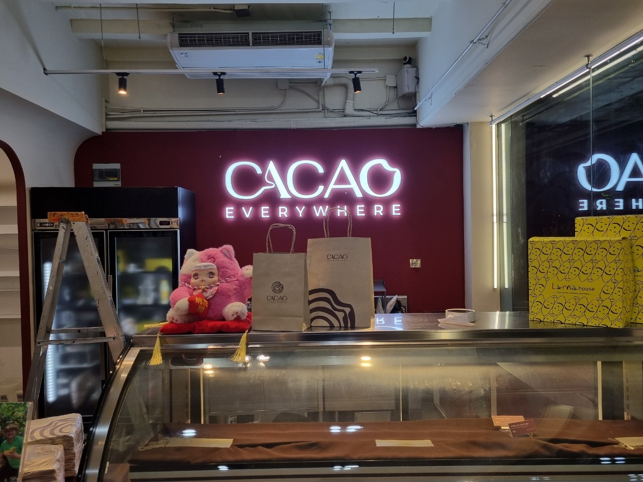 ป้ายตกแต่งร้าน CACAO