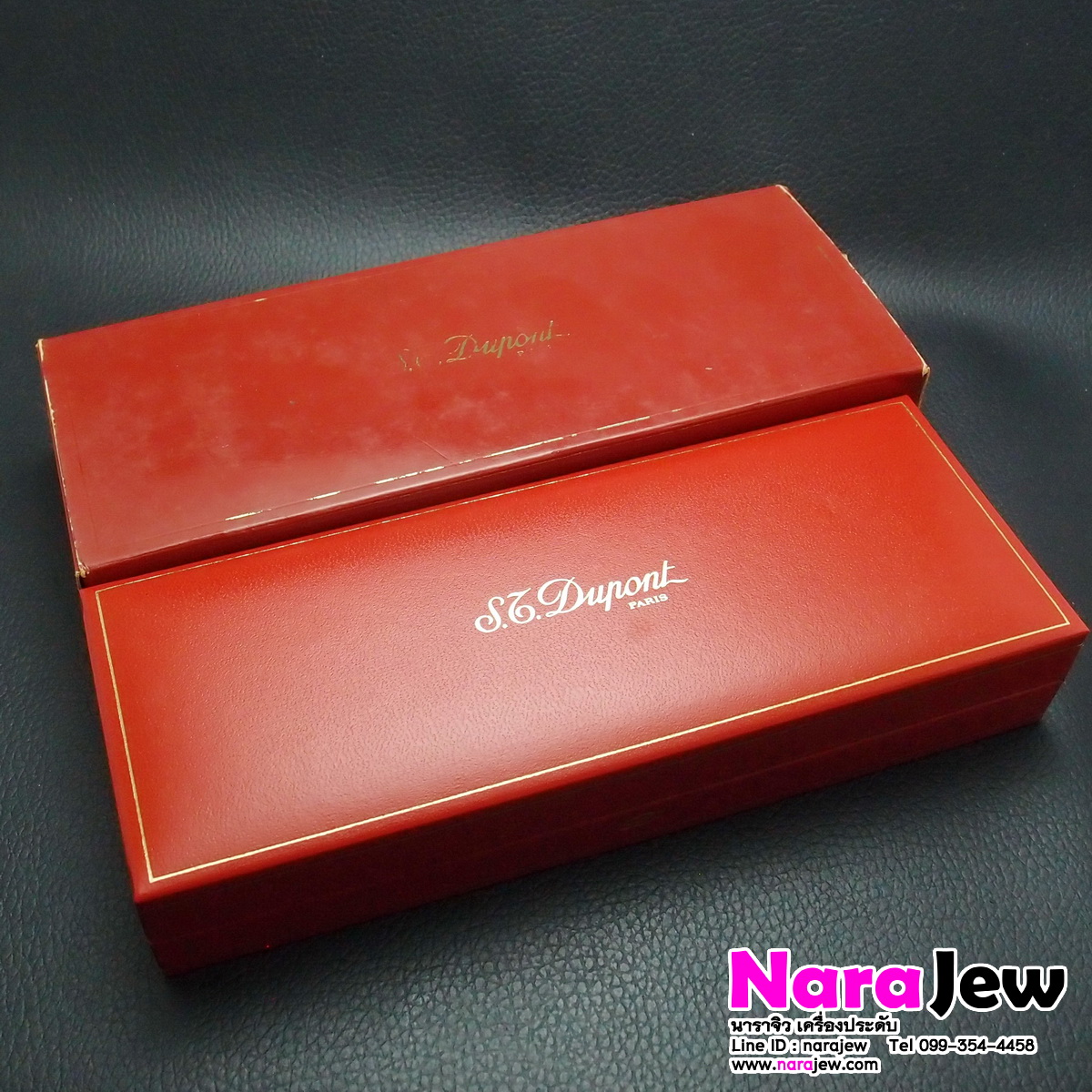 ST.Dupont ปากกา ดูปองท์ ของแท้ ผลิตจากฝรั่งเศส เคลือบทองคำแท้ 24K ปากกาหลุดจำนำ