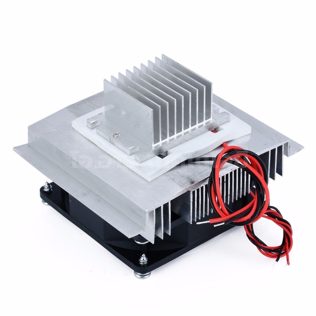 TEC001+AB038 ชุดทดลองแผ่นร้อนเย็น TEC1-12706 แผ่นเพลเทียร์ Thermoelectric cooler Peltier ชุดทดสอบแผ่นร้อน-เย็น