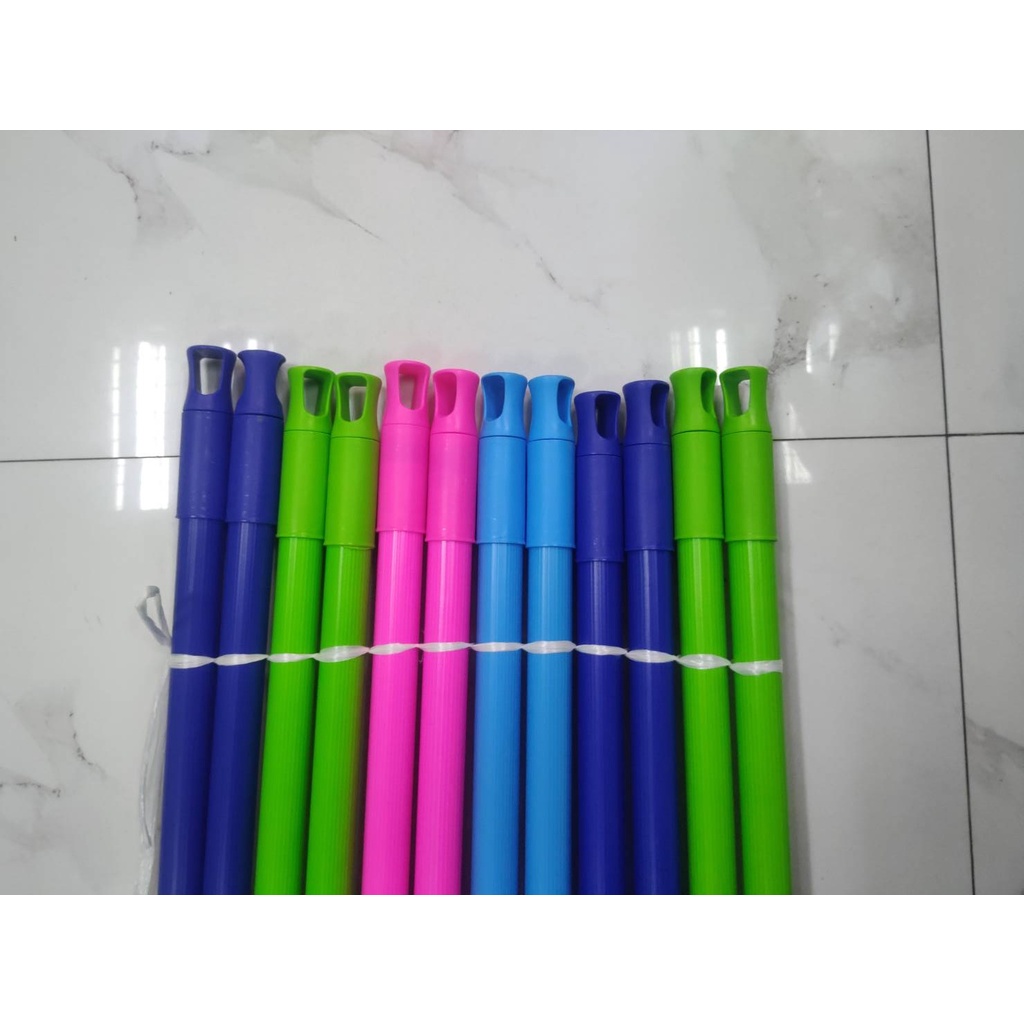 ไม้ถูพื้นม็อบหนีบ ขนาด 10" ด้ามคละสี+ผ้าแบน 200g. (มัด:1โหล)(ราคารวมแวท) {รหัสสินค้า2302304906}