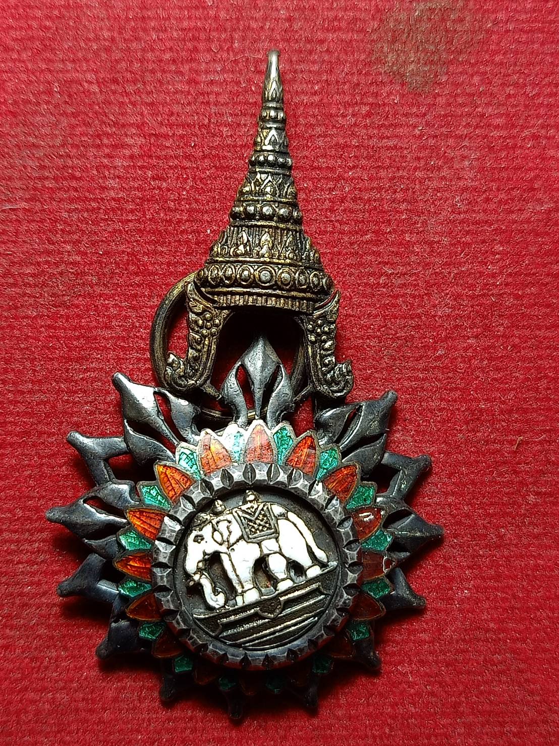 เครื่องราชฯ เชิดชูยิ่ง มปร. ช้างเผือก เงินลงยา (SKU-12107)
